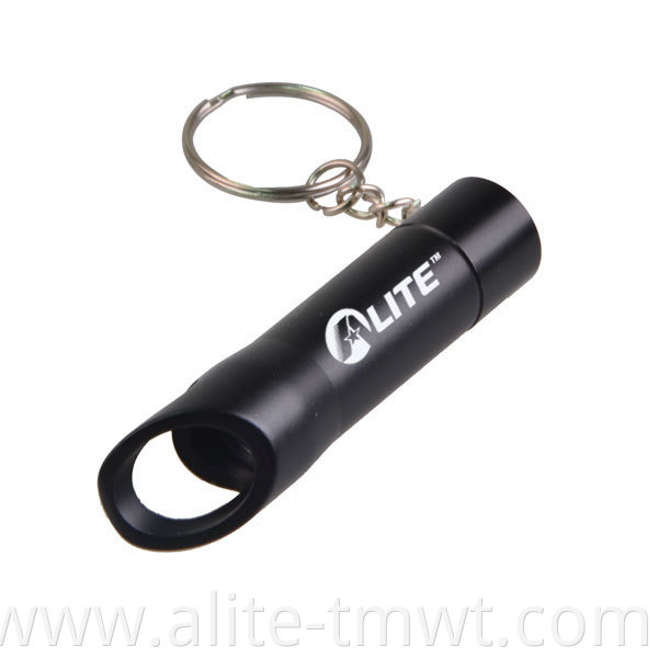 Customized Personalized Bottle Opener 3 LED Torch Keyring